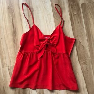 Adorable red madewell tank